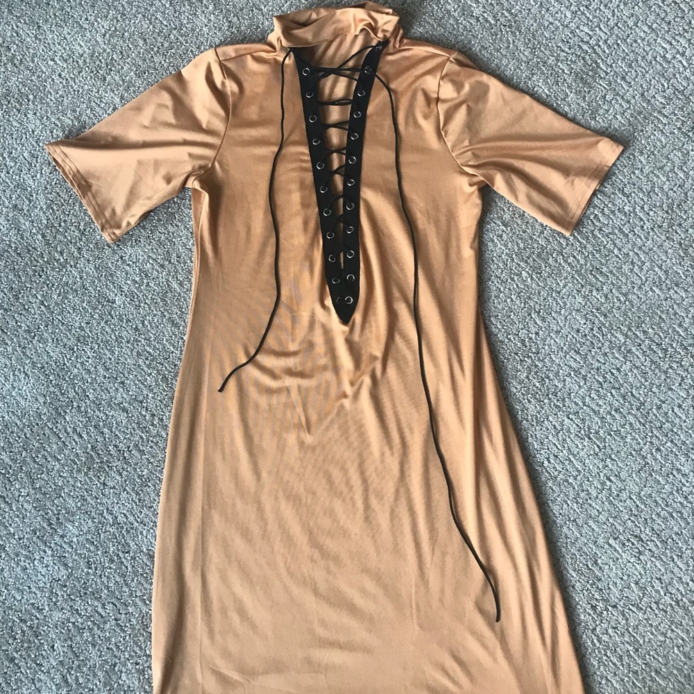 Silky Mid-length dress